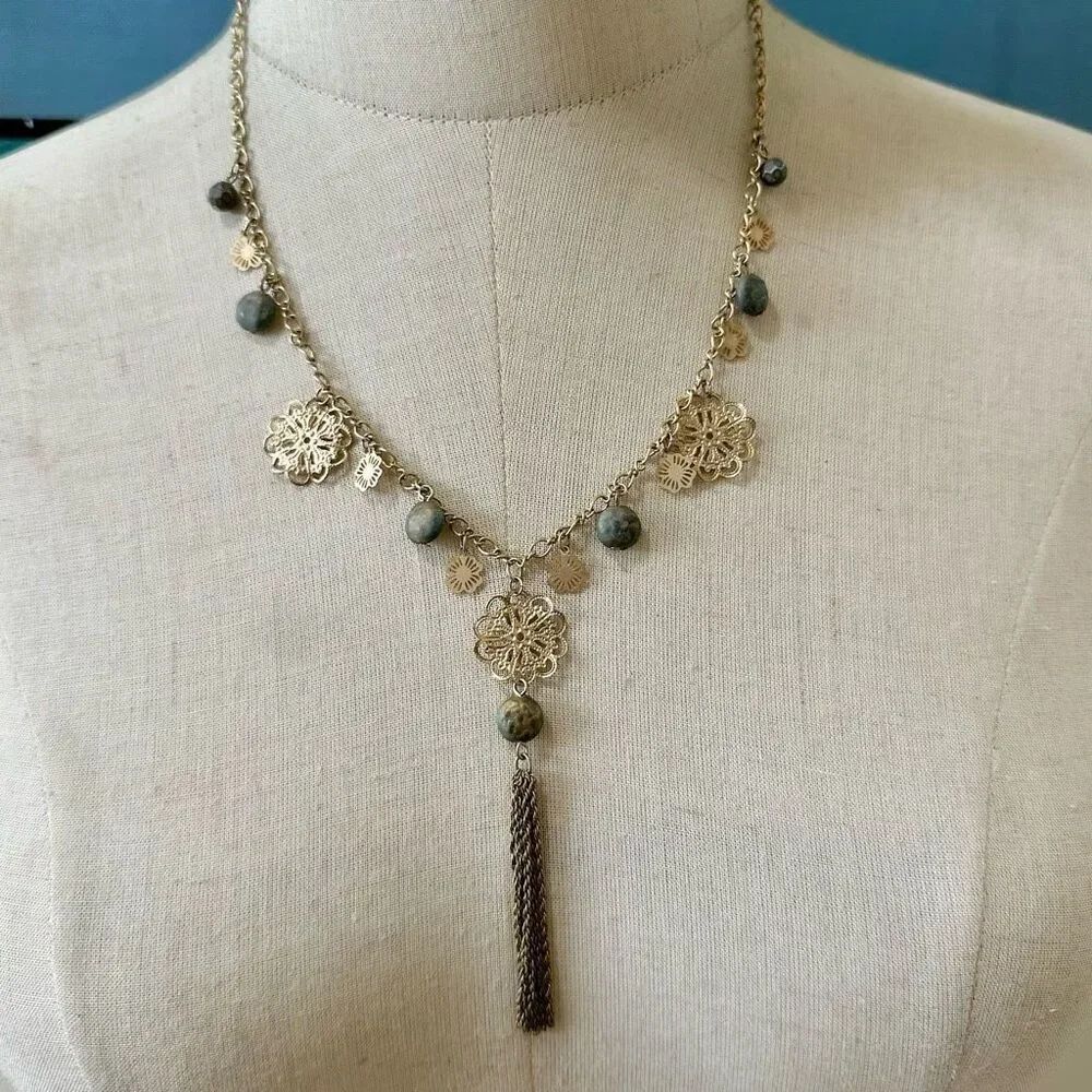 Cookie Lee chain pendant Y necklace